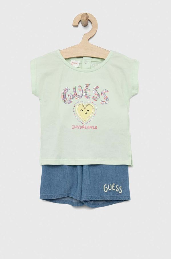 Guess Komplet za bebe Guess boja: tirkizna