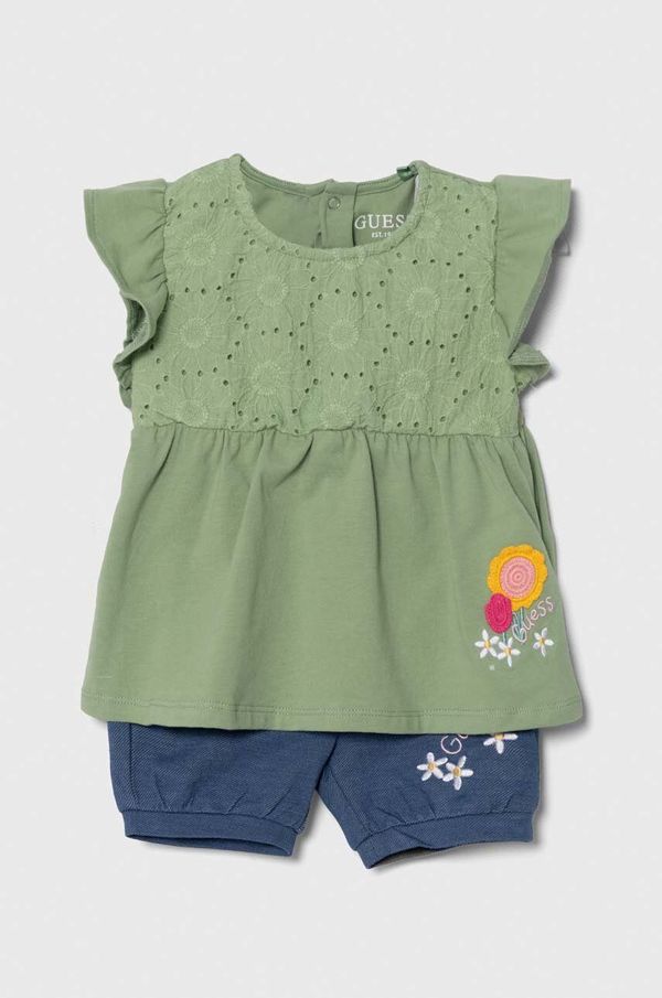 Guess Komplet za bebe Guess boja: zelena