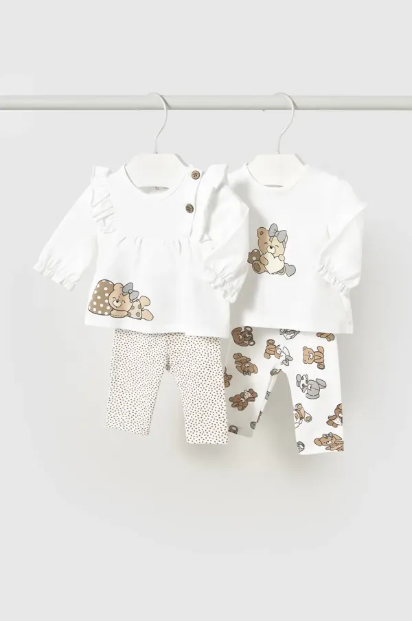 Mayoral Newborn Komplet za bebe Mayoral Newborn 2-pack boja: bež, 1760
