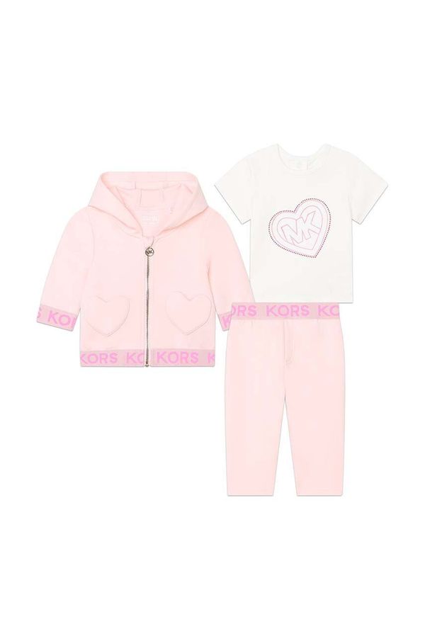 Michael Kors Komplet za bebe Michael Kors boja: ružičasta