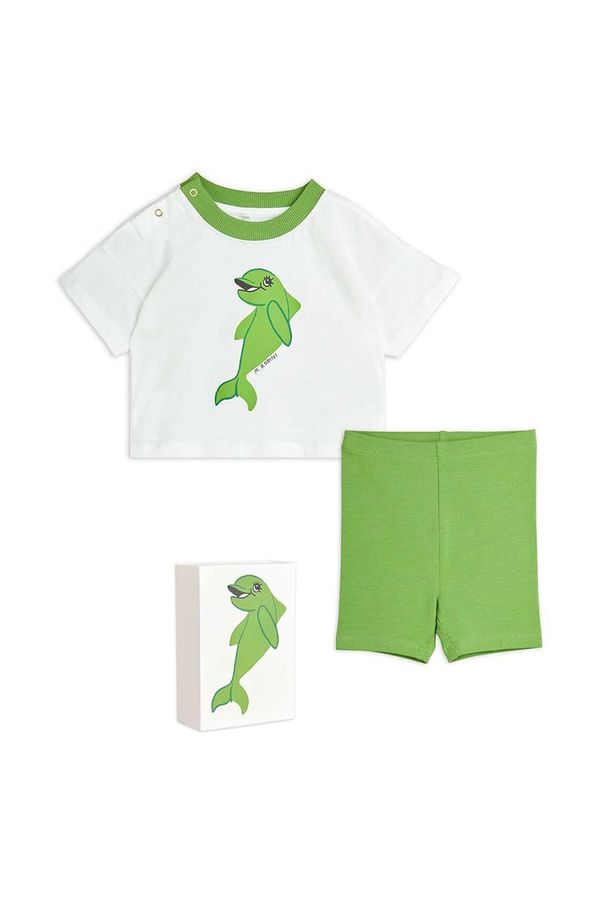 Mini Rodini Komplet za bebe Mini Rodini Dolphin boja: zelena