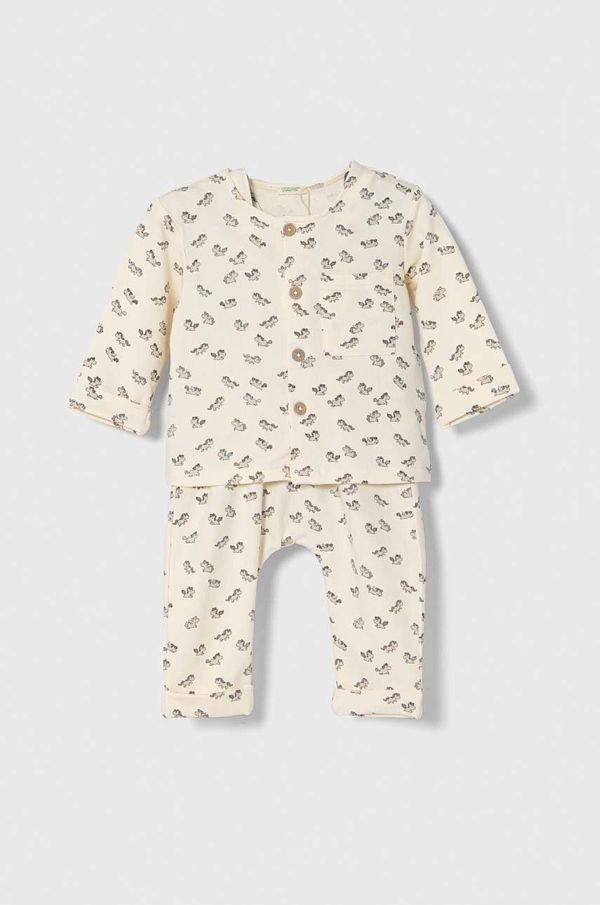 United Colors of Benetton Komplet za bebe United Colors of Benetton boja: bež