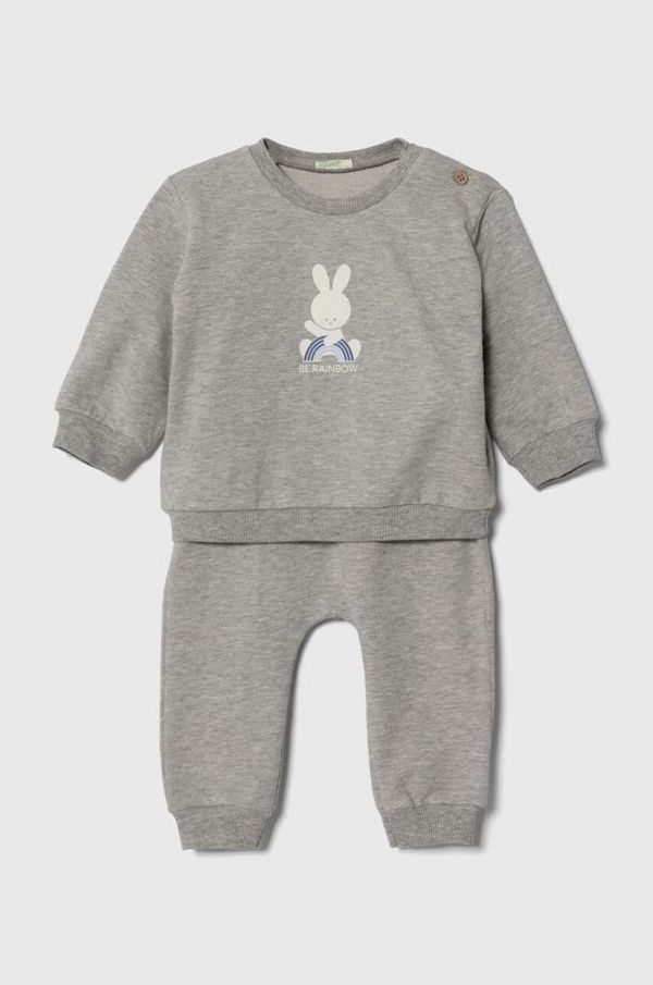 United Colors of Benetton Komplet za bebe United Colors of Benetton boja: siva