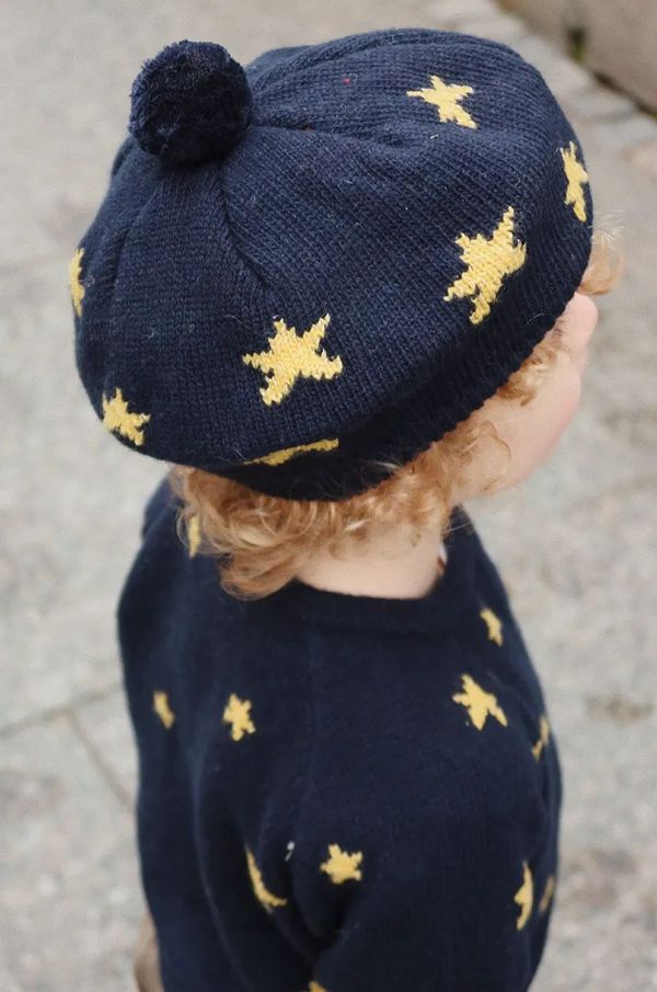 Konges Sløjd Konges Sløjd BELOU KNIT BERET boja: tamno plava, vuneni, KS101893