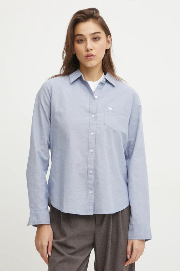 Abercrombie & Fitch Košulja Abercrombie & Fitch za žene, regular, s klasičnim ovratnikom, KI140-4429