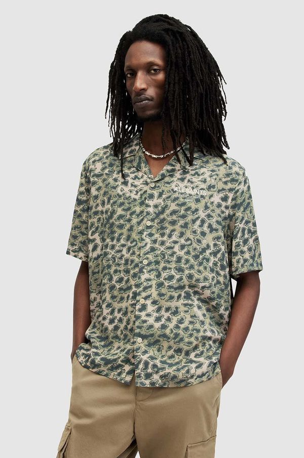 AllSaints Košulja AllSaints UNDRGRND CM SS SHIRT za muškarce, relaxed, MS578Z