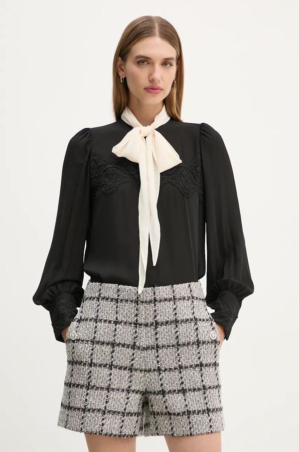 Bruuns Bazaar Košulja Bruuns Bazaar CamillaBBDura shirt za žene, boja: crna, regular, s klasičnim ovratnikom, BBW4104