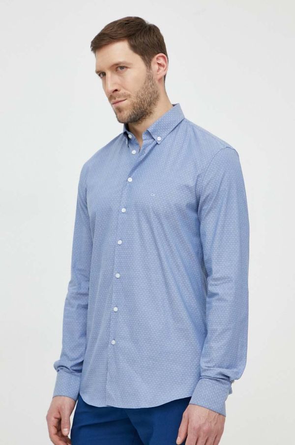 Calvin Klein Košulja Calvin Klein za muškarce, slim, s button-down ovratnikom