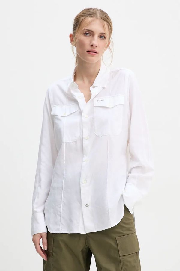 G-Star Raw Košulja G-Star Raw za žene, boja: bež, regular, s klasičnim ovratnikom, D25234-4304