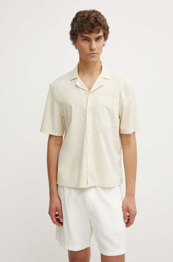 Hollister Co. Košulja Hollister Co. za muškarce, boja: bež, regular, KI325-4029