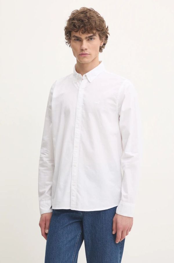 Hollister Co. Košulja Hollister Co. za muškarce, boja: bijela, regular, s button-down ovratnikom, KI325-4056