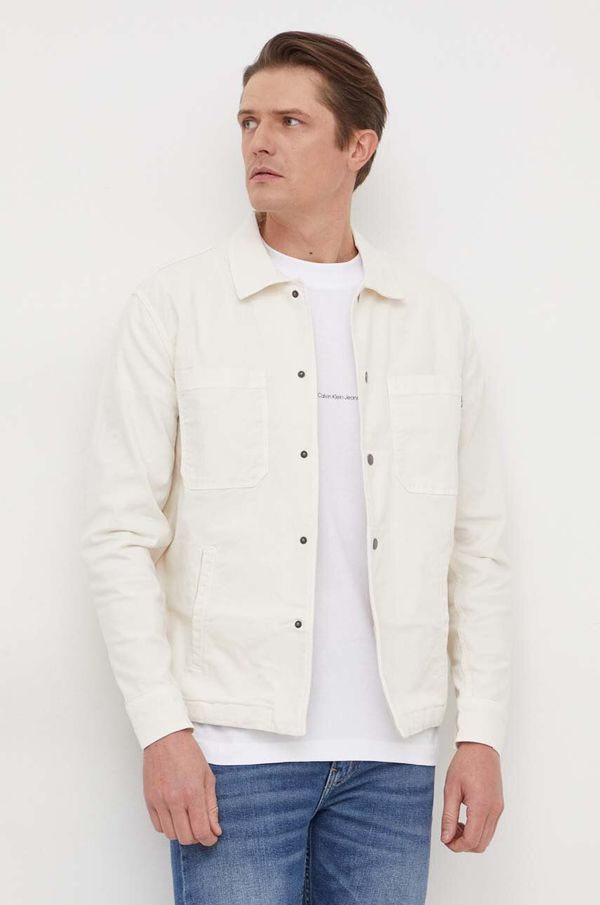 Pepe Jeans Košulja-jakna Pepe Jeans LILO boja: bež, za prijelazno razdoblje, PM308288