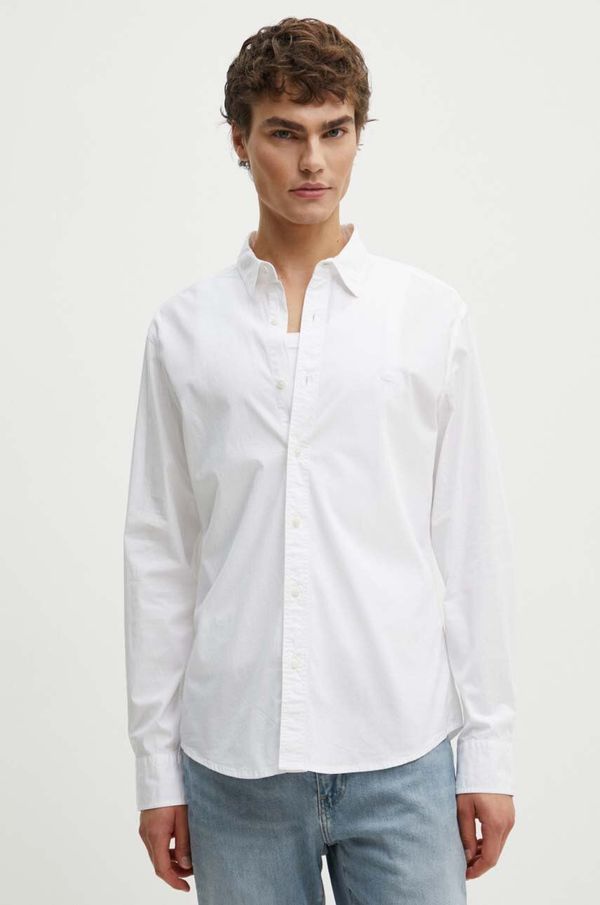 Levi's Košulja Levi's za muškarce, boja: bijela, slim, s klasičnim ovratnikom, 86625-0038