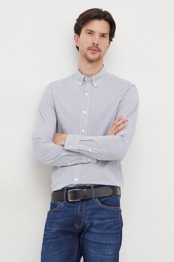 Michael Kors Košulja Michael Kors za muškarce, slim, s button-down ovratnikom