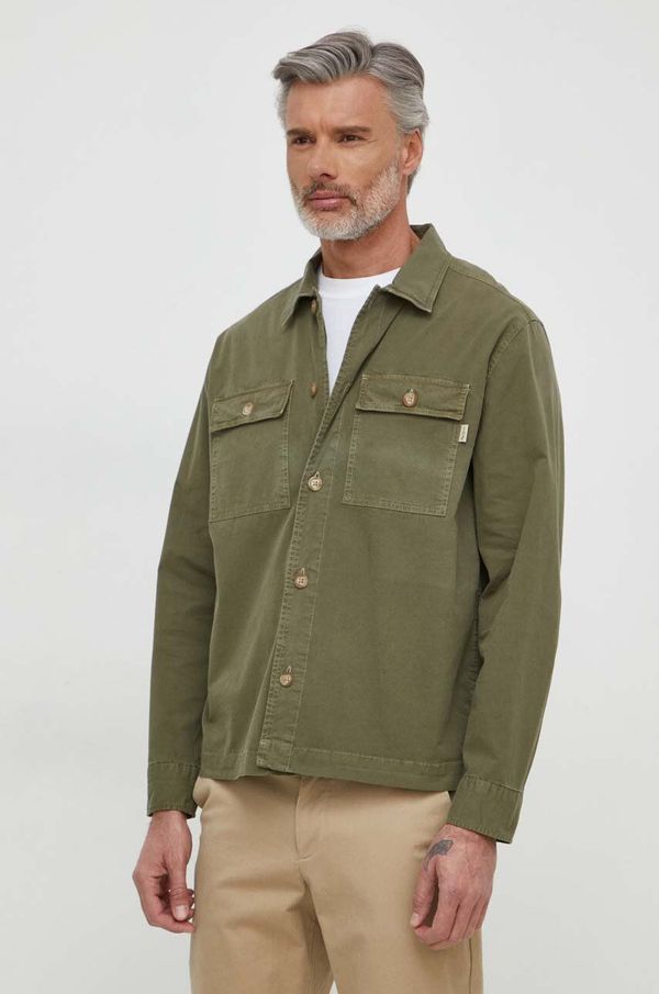 Pepe Jeans Košulja Pepe Jeans LELE za muškarce, boja: zelena, regular, PM308272