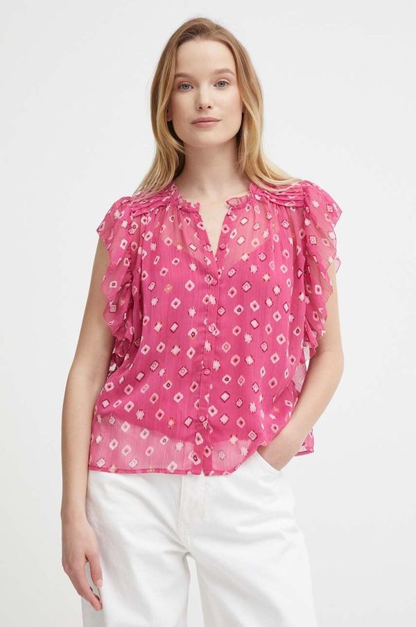 Pepe Jeans Košulja Pepe Jeans MARLEY za žene, boja: ružičasta, relaxed, PL304798