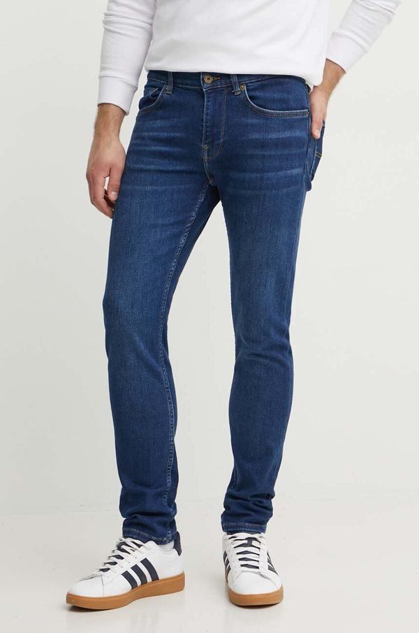 Pepe Jeans Košulja Pepe Jeans REGULAR SHIRT za muškarce, boja: tamno plava, regular, s klasičnim ovratnikom, PM308586HT8