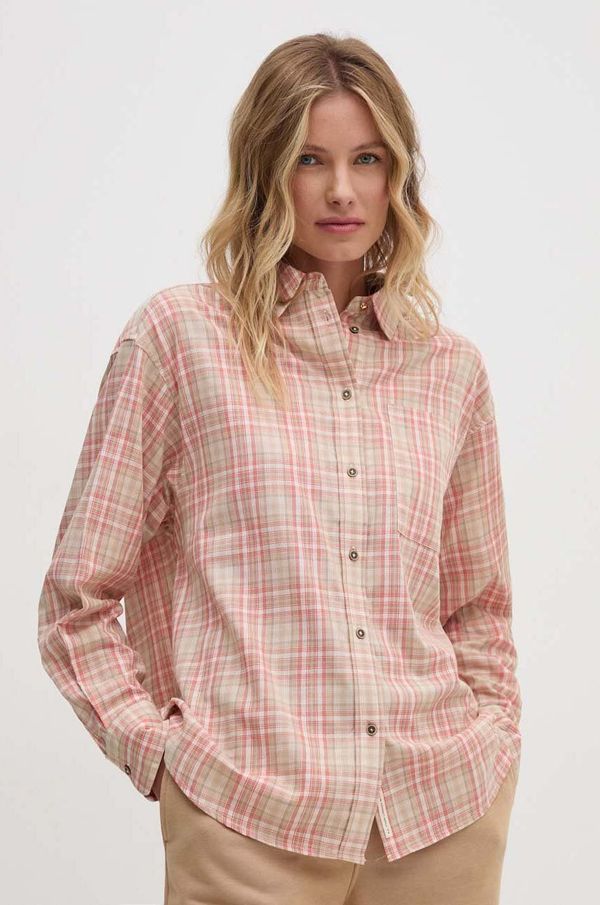 Pepe Jeans Košulja Pepe Jeans RITA CHECK za žene, regular, s klasičnim ovratnikom, PL304946