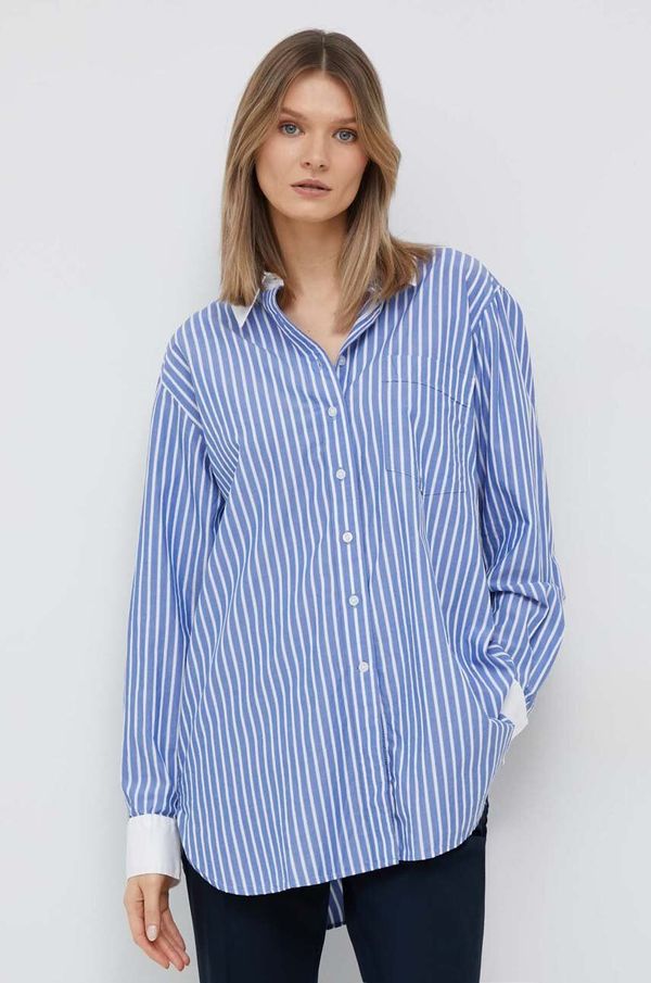 Tommy Hilfiger Košulja Tommy Hilfiger za žene, relaxed, s klasičnim ovratnikom