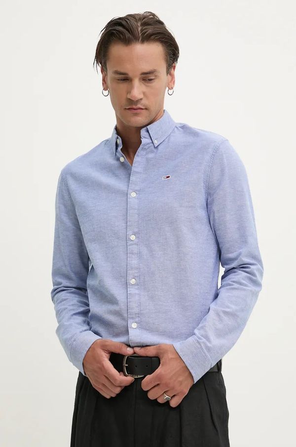 Tommy Jeans Košulja Tommy Jeans za muškarce, slim, s button-down ovratnikom, DM0DM09594