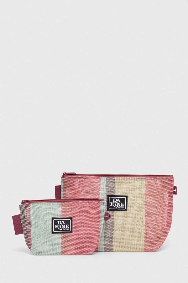 Dakine Kozmetička torbica Dakine MESH POUCH SET 2-pack boja: ružičasta, 10004085