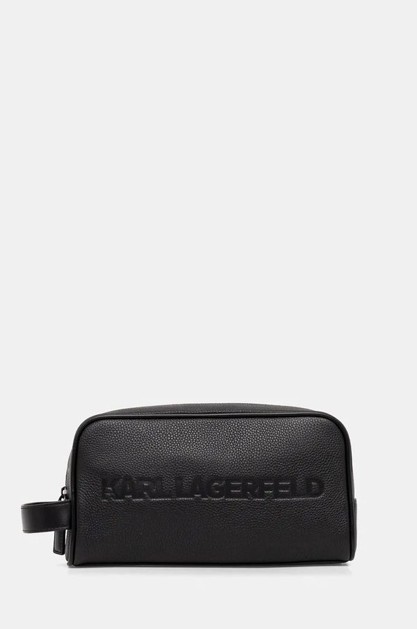 Karl Lagerfeld Kozmetička torbica Karl Lagerfeld boja: crna, 246M3212