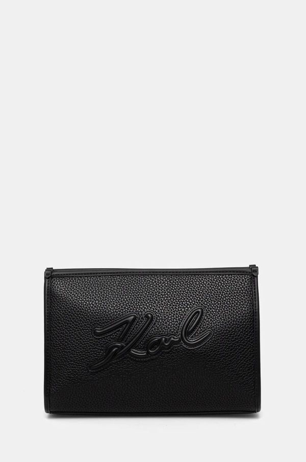 Karl Lagerfeld Kozmetička torbica Karl Lagerfeld boja: crna, A1W32053