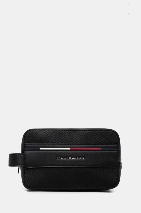 Tommy Hilfiger Kozmetička torbica Tommy Hilfiger boja: crna, AM0AM13235