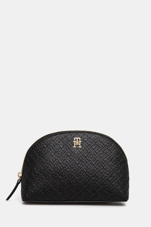 Tommy Hilfiger Kozmetička torbica Tommy Hilfiger boja: crna, AW0AW17339