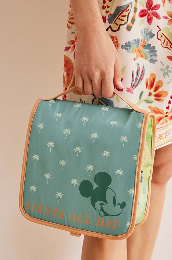 women'secret Kozmetička torbica women'secret Mickey boja: zelena, 4847892