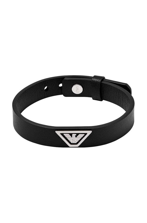 Emporio Armani Kožna narukvica Emporio Armani za muškarce, EGS3128040