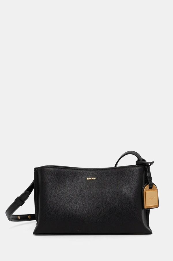DKNY Kožna torba Dkny boja: crna, R44E1I54