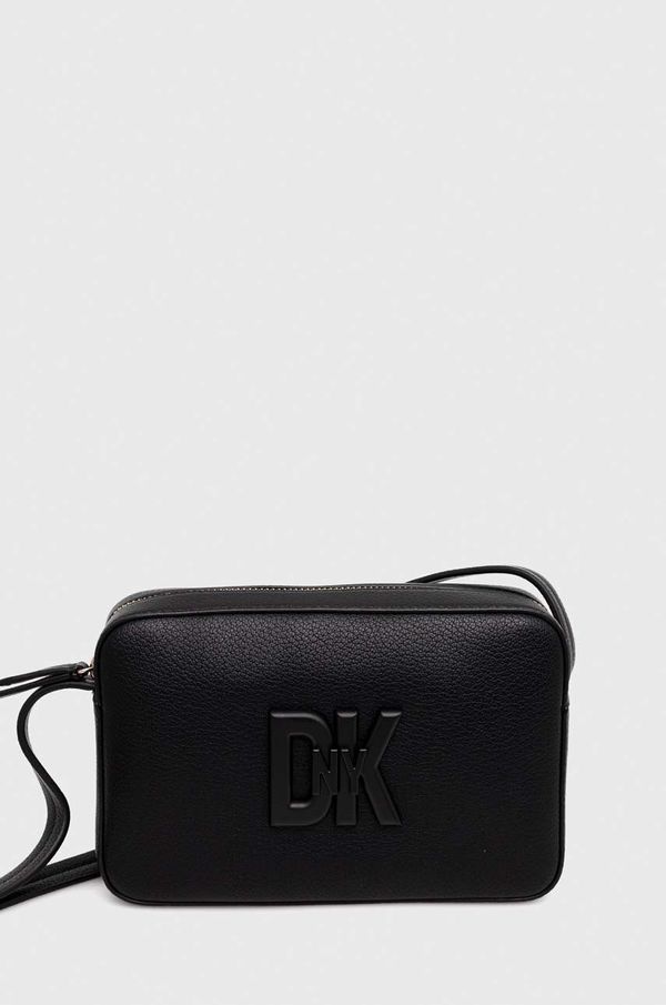 DKNY Kožna torba Dkny boja: crna