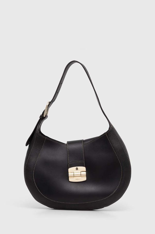 Furla Kožna torba Furla boja: crna