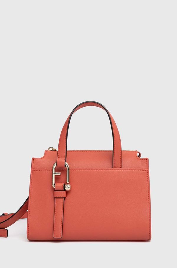 Furla Kožna torba Furla boja: narančasta, WB01337 BX2045 3231S