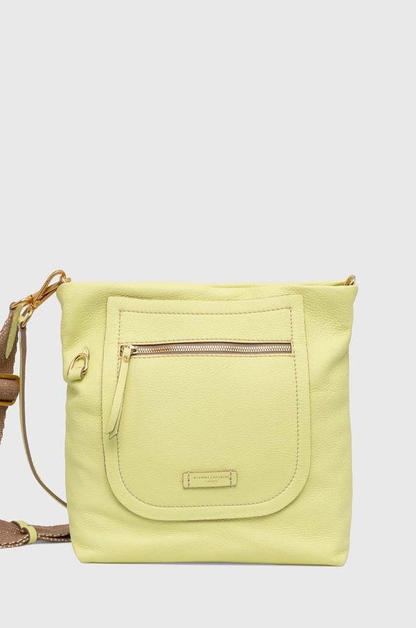 Gianni Chiarini Kožna torba Gianni Chiarini boja: zelena