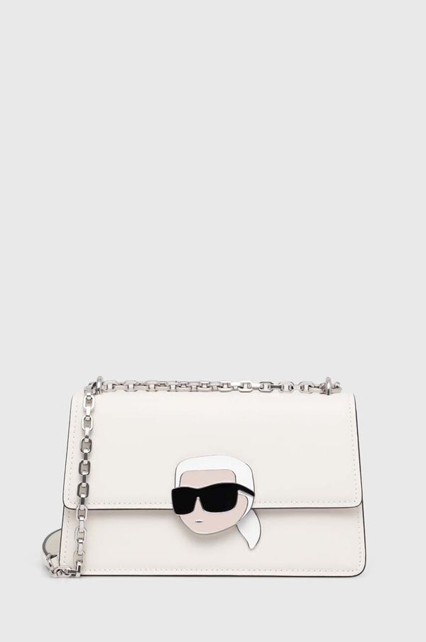 Karl Lagerfeld Kožna torba Karl Lagerfeld boja: bijela