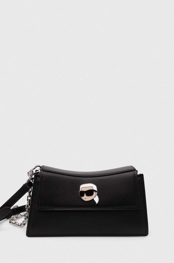 Karl Lagerfeld Kožna torba Karl Lagerfeld boja: crna, 245W3053