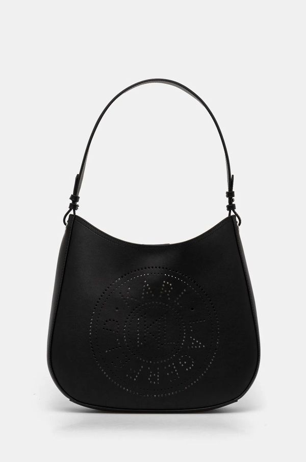 Karl Lagerfeld Kožna torba Karl Lagerfeld boja: crna, A1W30213