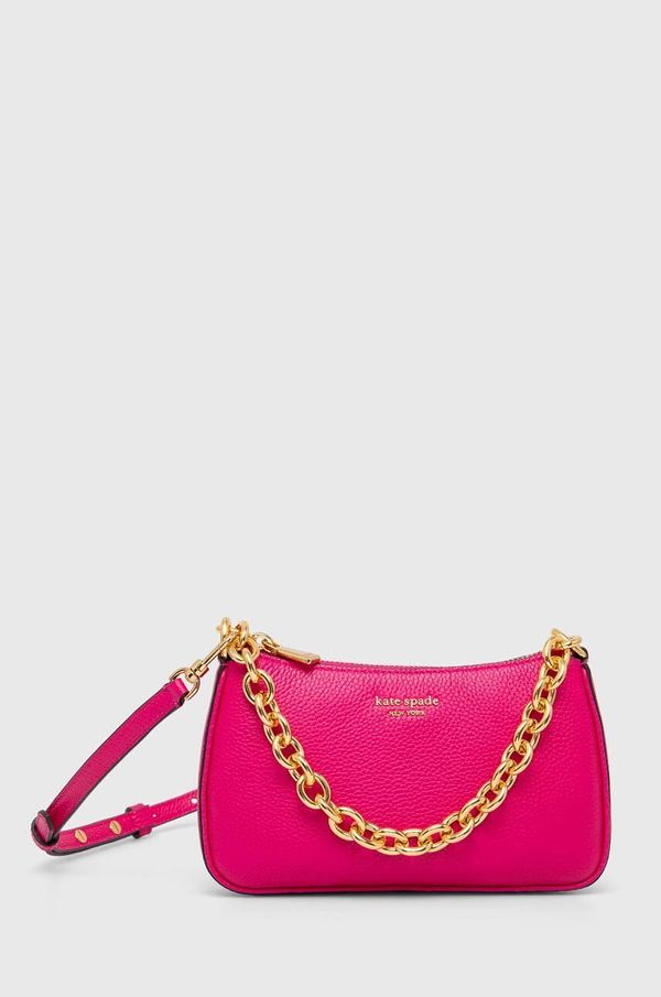 Kate Spade Kožna torba Kate Spade boja: ružičasta, KD908