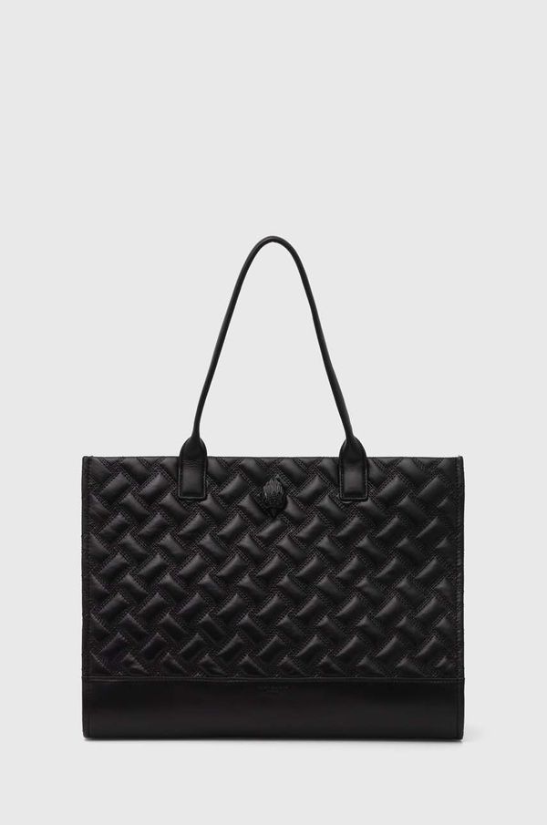 Kurt Geiger London Kožna torba Kurt Geiger London KENSINGTON SQ TOTE DR boja: crna, 2712400109