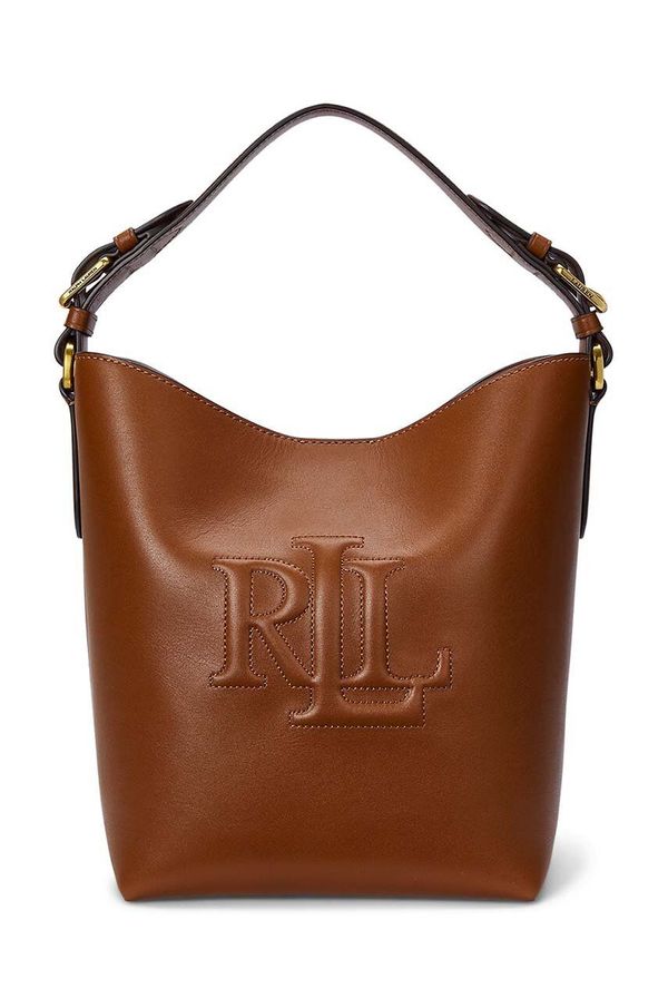 Lauren Ralph Lauren Kožna torba Lauren Ralph Lauren boja: smeđa, 431950855