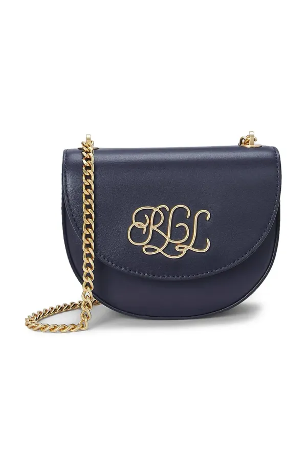 Lauren Ralph Lauren Kožna torba Lauren Ralph Lauren boja: tamno plava, 431958978