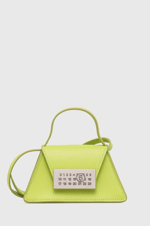 MM6 Maison Margiela Kožna torba MM6 Maison Margiela boja: zelena, SB5ZI0006