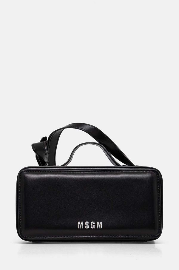 MSGM Kožna torba MSGM boja: crna, 3741MDZ58.622