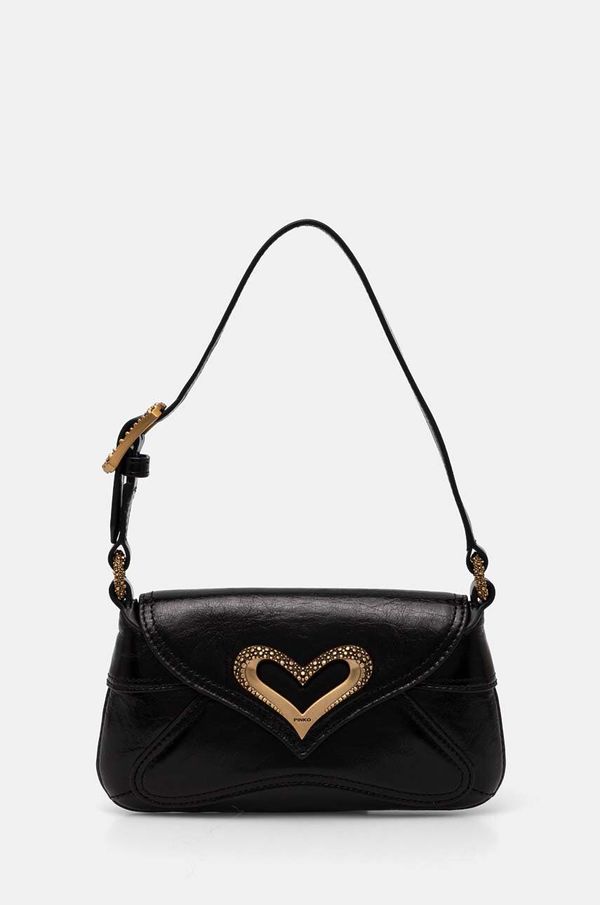Pinko Kožna torba Pinko boja: crna, 103764 A1EO