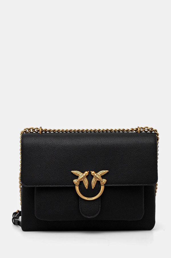 Pinko Kožna torba Pinko boja: crna, 104527 A29Q