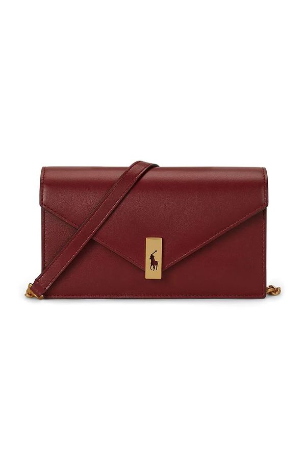 Polo Ralph Lauren Kožna torba Polo Ralph Lauren boja: bordo
