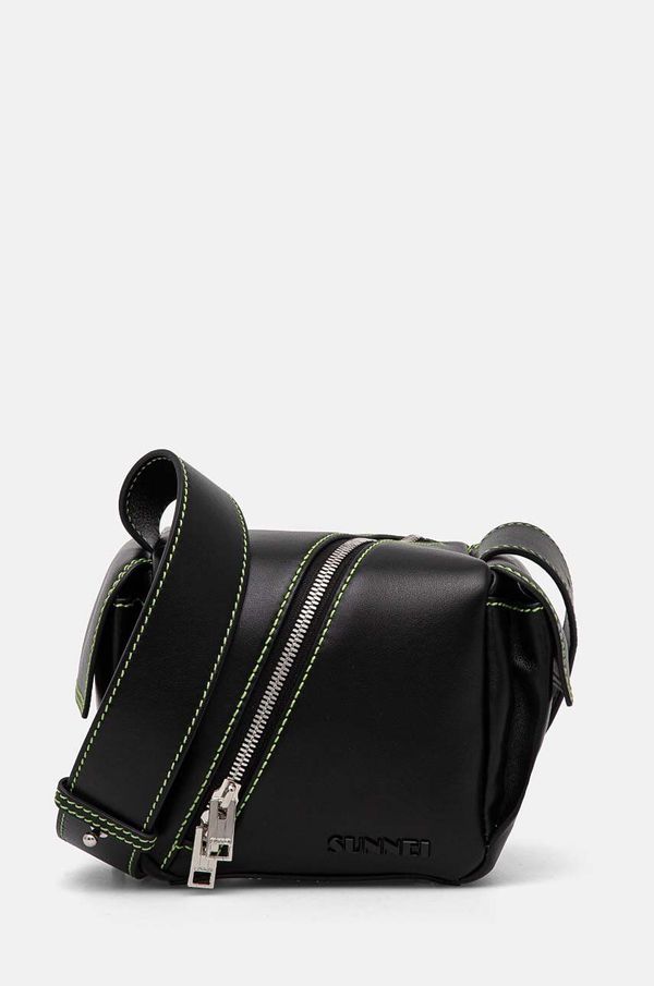 Sunnei Kožna torba Sunnei boja: crna, MACCWBAG004