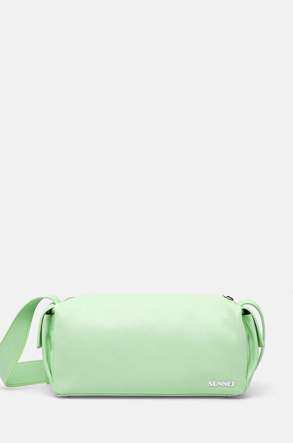 Sunnei Kožna torba Sunnei boja: zelena, MACCWBAG006